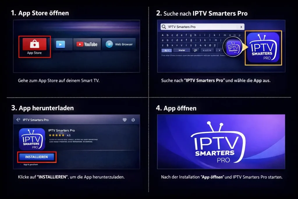 IPTV Smarters Pro Installation Schritt-für-Schritt auf Smart TV