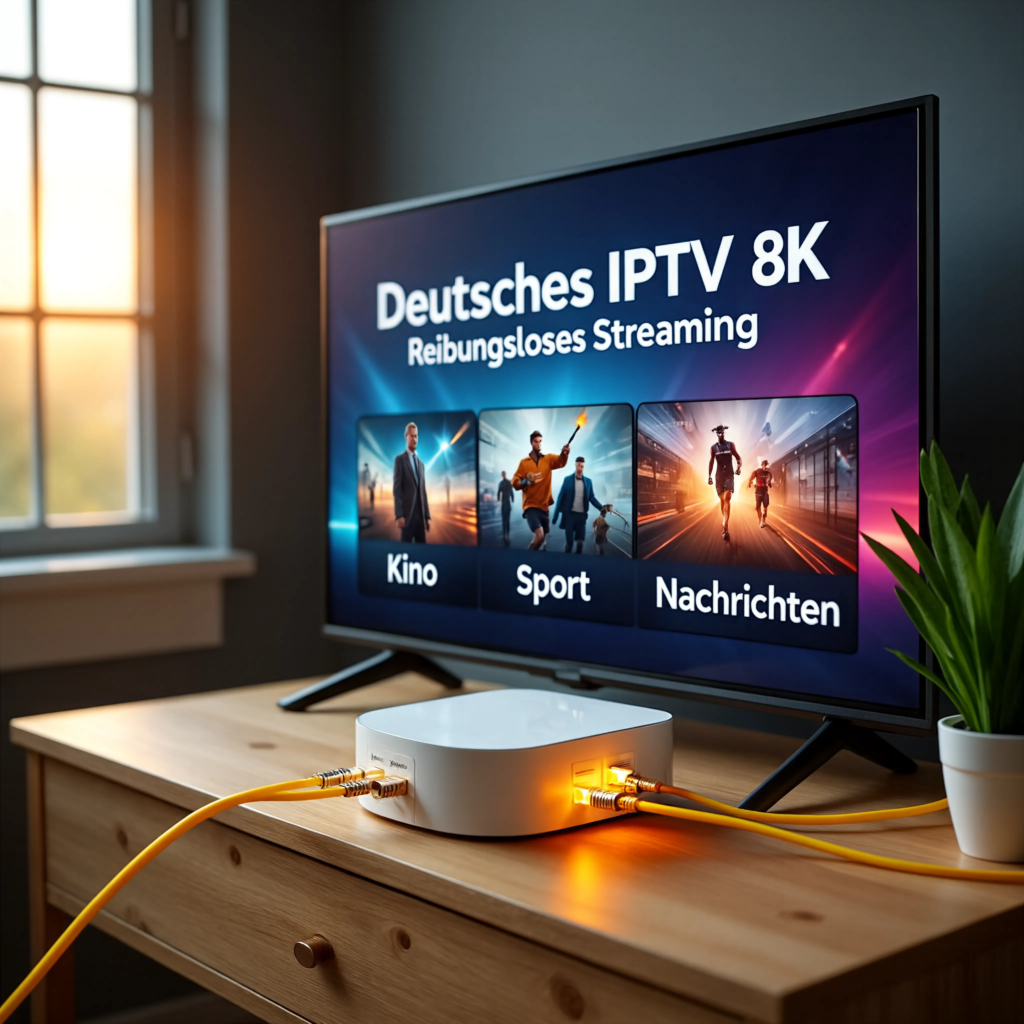 IPTV German 8K ultra realistic streaming