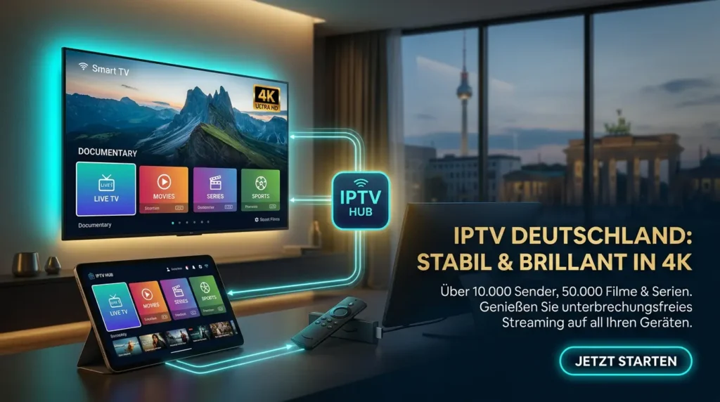 IPTV Profesional Deutschland – Multi-Device Streaming auf Smart TV, FireStick