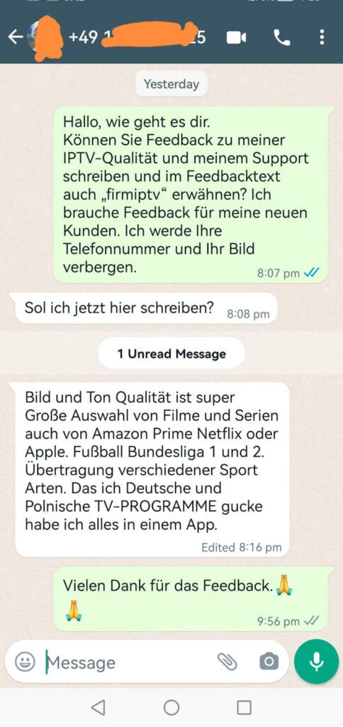 Kundenbewertungen zu UPIPTV tv (5)