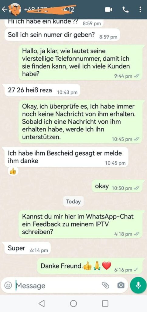 Kundenbewertungen zu UPIPTV tv (7)