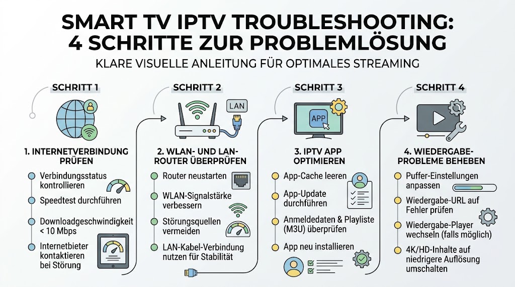 IPTV auf Smart TV Probleme und Lösungen