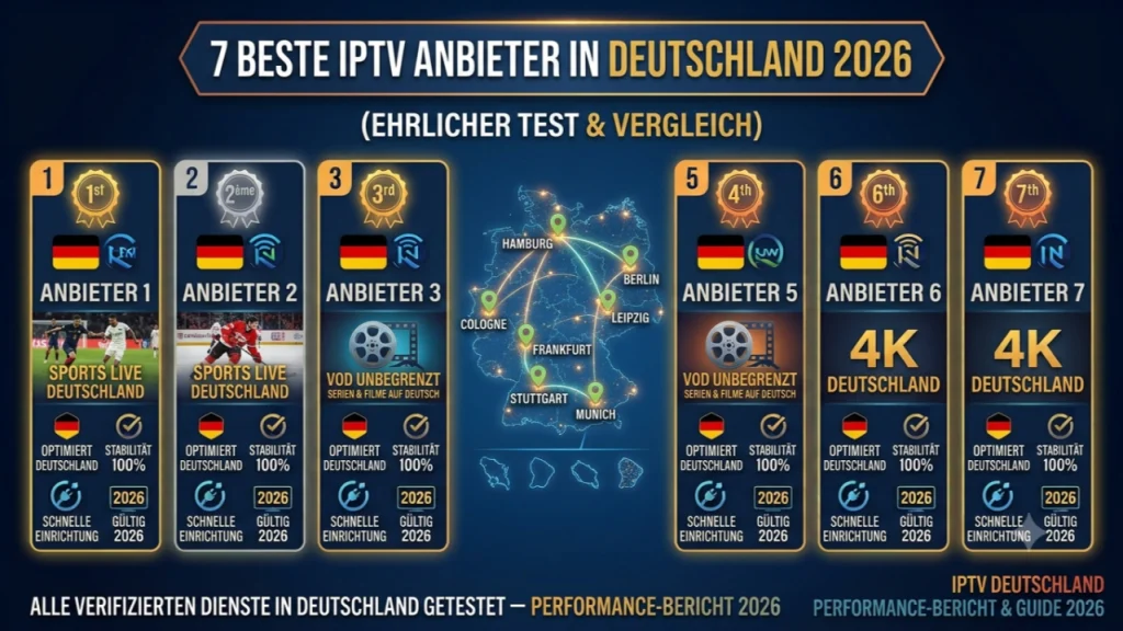 IPTV Anbieter vergleichen